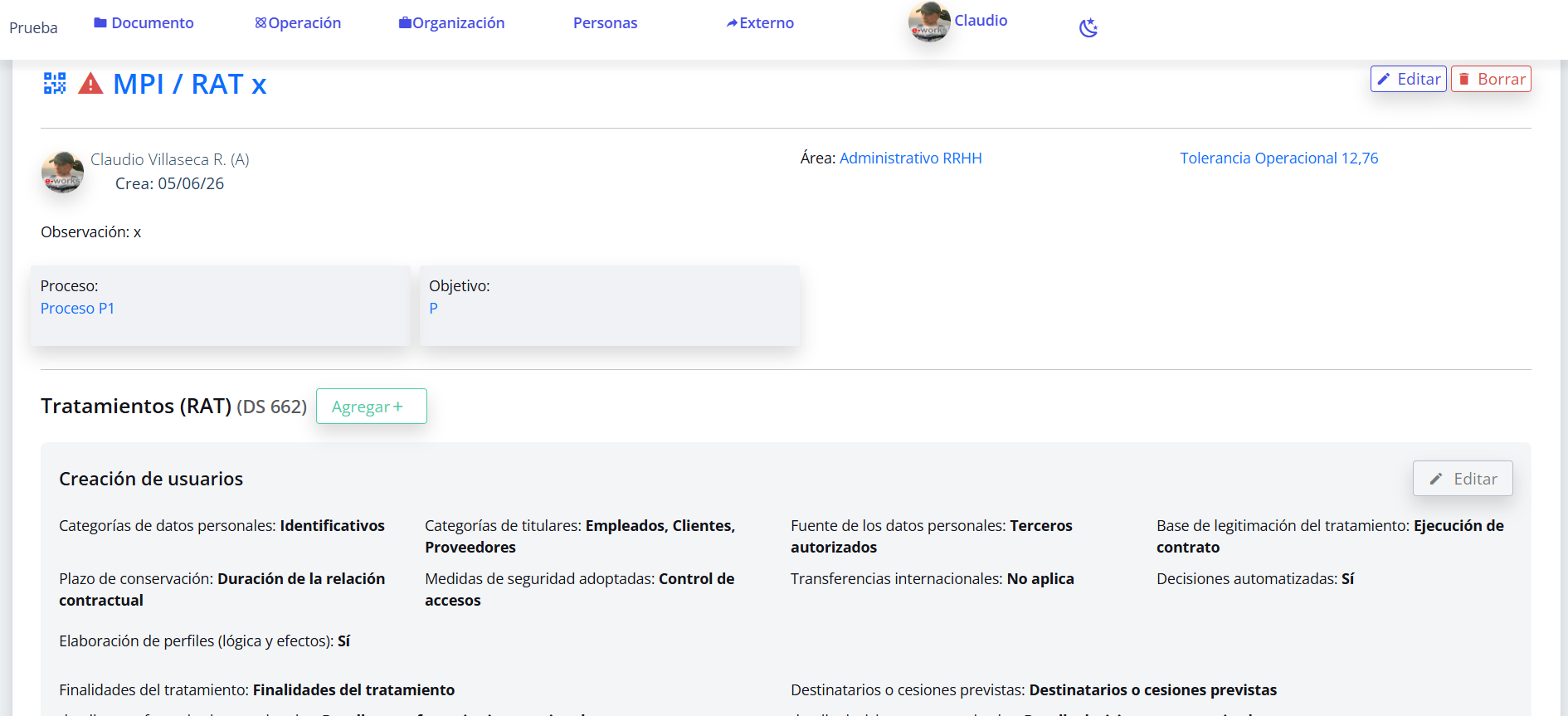 Protocolos anti-cohecho operativos en SIM4